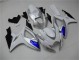 Branco Azul Abs Kits Completos Carenagem GSXR 600 / 750 K6 2006-2007