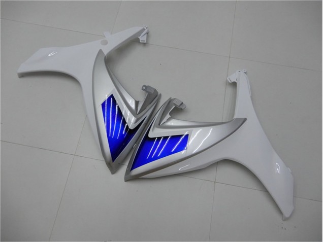 Branco Azul Abs Kits Completos Carenagem GSXR 600 / 750 K6 2006-2007