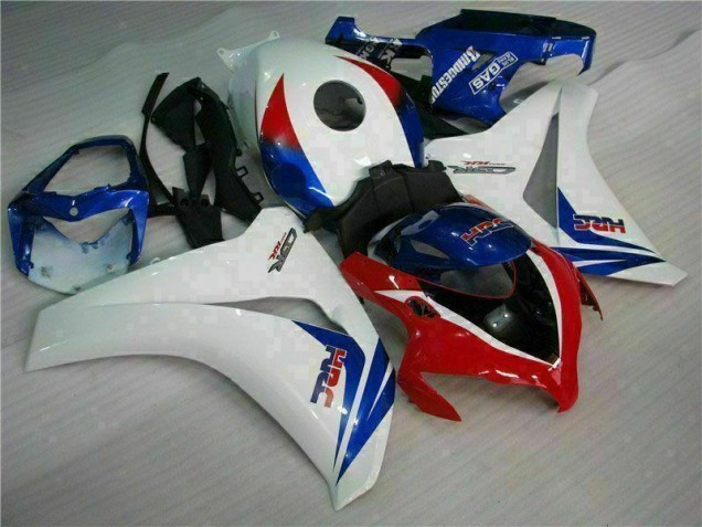 Branco Azul Abs Plástico CBR 1000RR 2008-2011 Branco Azul Abs Plástico CBR 1000RR 2008-2011