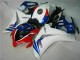 Branco Azul Abs Plástico CBR 1000RR 2008-2011 Branco Azul Abs Plástico CBR 1000RR 2008-2011