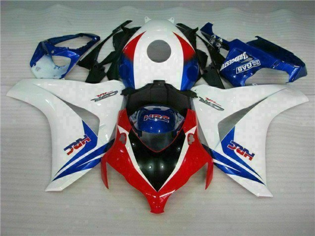 Branco Azul Abs Plástico CBR 1000RR 2008-2011 Branco Azul Abs Plástico CBR 1000RR 2008-2011