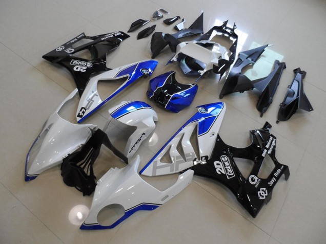 Branco Azul Abs Plásticos S1000RR 2009-2014 Branco Azul Abs Plásticos S1000RR 2009-2014