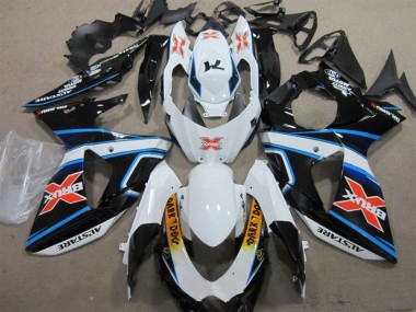 Branco Azul Brux Dark Dog Carenagem GSXR 1000 K9 2009-2016
