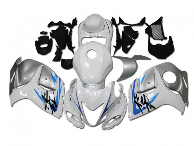 Branco Azul Carenagem GSXR 1300 Hayabusa 1996-2007 Branco Azul Carenagem GSXR 1300 Hayabusa 1996-2007