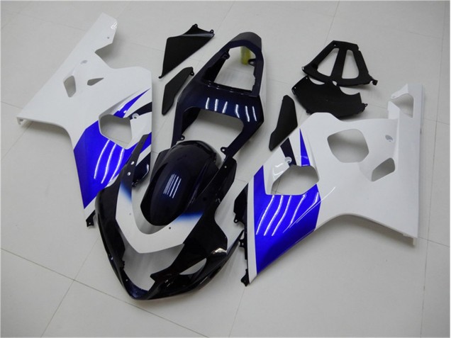 Branco Azul Carenagem GSXR 600 / 750 K4 2004-2005 Branco Azul Carenagem GSXR 600 / 750 K4 2004-2005