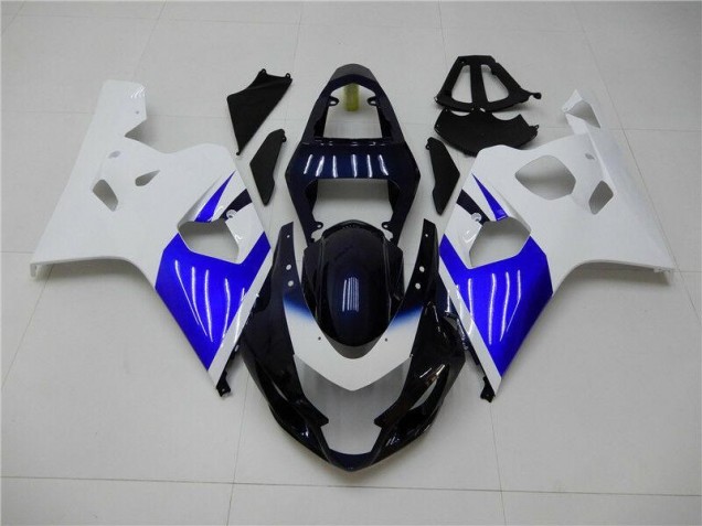 Branco Azul Carenagem GSXR 600 / 750 K4 2004-2005 Branco Azul Carenagem GSXR 600 / 750 K4 2004-2005
