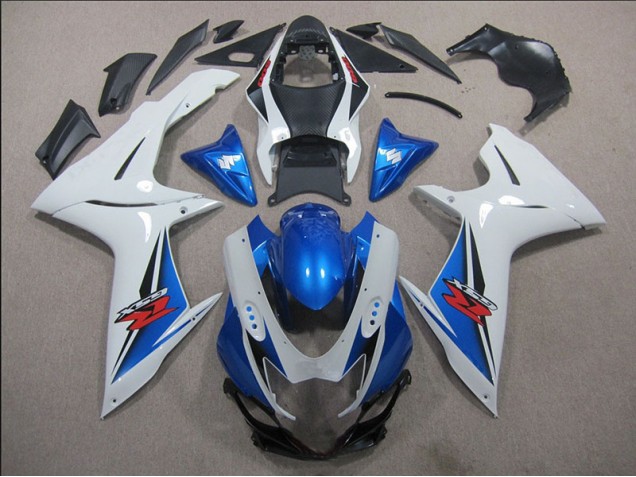Branco Azul Carenagem GSXR 600 K11 2011-2021