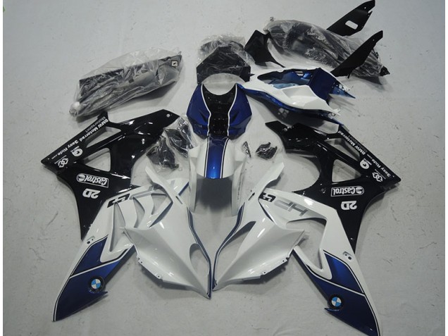 Branco Azul Carenagem & Plástico S1000RR 2009-2014 Branco Azul Carenagem & Plástico S1000RR 2009-2014