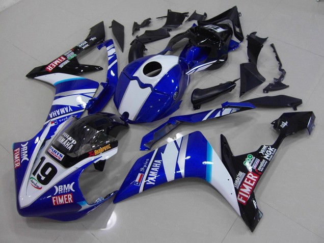 Branco Azul Carenagem R1 2007-2008 Branco Azul Carenagem R1 2007-2008