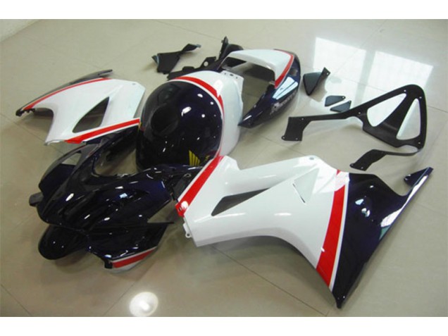 Branco Azul Carenagem VFR 800 2002-2013 Branco Azul Carenagem VFR 800 2002-2013