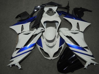 Branco Azul Carenagem ZX6R 2009-2012