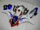 Branco Azul Carroçaria CBR 1000RR 2008-2011 Branco Azul Carroçaria CBR 1000RR 2008-2011
