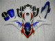 Branco Azul Carroçaria CBR 1000RR 2008-2011 Branco Azul Carroçaria CBR 1000RR 2008-2011