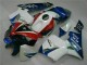Branco Azul Carroçaria CBR 600RR 2005-2006 Branco Azul Carroçaria CBR 600RR 2005-2006