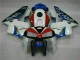 Branco Azul Carroçaria CBR 600RR 2005-2006 Branco Azul Carroçaria CBR 600RR 2005-2006