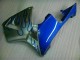 Branco Azul Chama Carenagem CBR 600RR 2005-2006