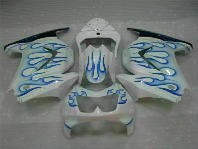 Branco Azul Chama Carenagem EX250 2008-2012