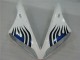 Branco Azul Chama Carenagem R1 2004-2006 Branco Azul Chama Carenagem R1 2004-2006