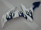 Branco Azul Chama Carenagem R1 2004-2006 Branco Azul Chama Carenagem R1 2004-2006