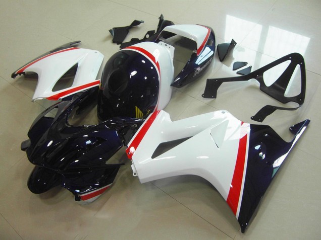 Branco Azul Escuro Carenagem VFR 800 2002-2013 Branco Azul Escuro Carenagem VFR 800 2002-2013