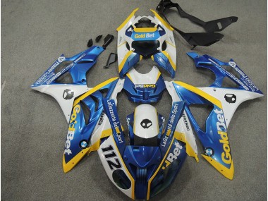 Branco Azul GoldBet 112 Carenagem S1000RR 2009-2014