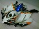 Branco Azul Kit Carenagem CBR 1000RR 2004-2005 Branco Azul Kit Carenagem CBR 1000RR 2004-2005