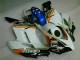 Branco Azul Kit Carenagem CBR 1000RR 2004-2005 Branco Azul Kit Carenagem CBR 1000RR 2004-2005