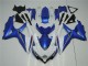 Branco Azul Kit Carenagem GSXR 600 / 750 K8 2008-2010 Branco Azul Kit Carenagem GSXR 600 / 750 K8 2008-2010
