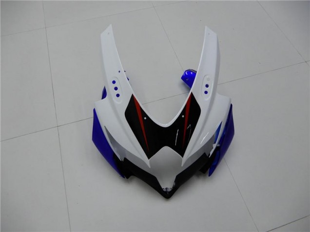Branco Azul Kit Completo Carenagem GSXR 600 / 750 K8 2008-2010 Branco Azul Kit Completo Carenagem GSXR 600 / 750 K8 2008-2010