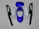 Branco Azul Kit Completo Carenagem GSXR 600 / 750 K8 2008-2010 Branco Azul Kit Completo Carenagem GSXR 600 / 750 K8 2008-2010