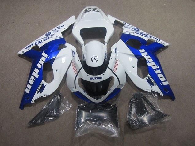 Branco Azul Motul Carroçaria GSXR 600 K1 K2 K3 2001-2003