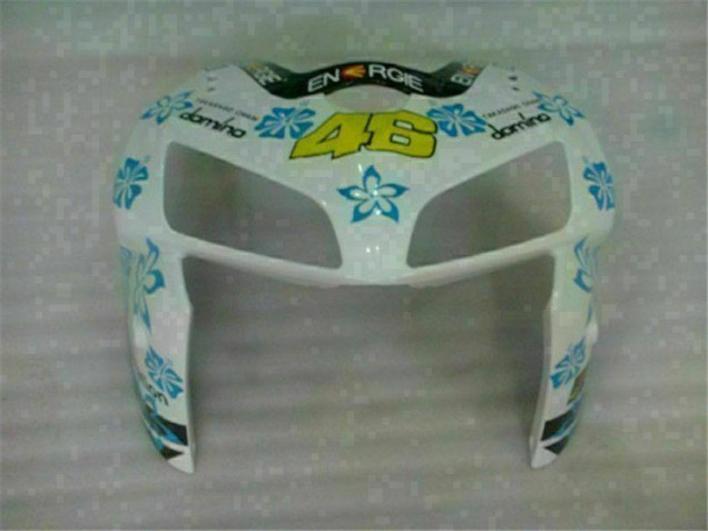 Branco Azul Nastro Azzurro 46 Abs Plástico CBR 600RR 2005-2006 Branco Azul Nastro Azzurro 46 Abs Plástico CBR 600RR 2005-2006