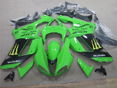 Branco Azul Ninja Carenagem ZX6R 2007-2008