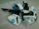 Branco Azul Plástico CBR 600RR 2005-2006