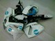 Branco Azul Plástico CBR 600RR 2005-2006