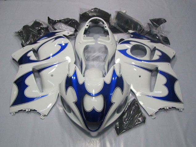 Branco Azul Plástico GSXR 1300 Hayabusa 1996-2007 Branco Azul Plástico GSXR 1300 Hayabusa 1996-2007