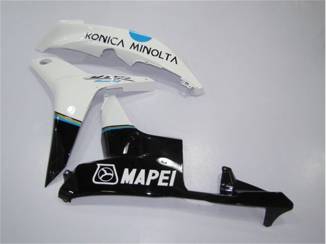 Branco Azul Preto Carenagem CBR 600RR 2009-2012 Branco Azul Preto Carenagem CBR 600RR 2009-2012