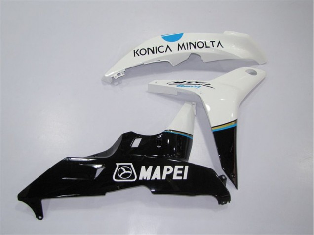 Branco Azul Preto Carenagem CBR 600RR 2009-2012 Branco Azul Preto Carenagem CBR 600RR 2009-2012