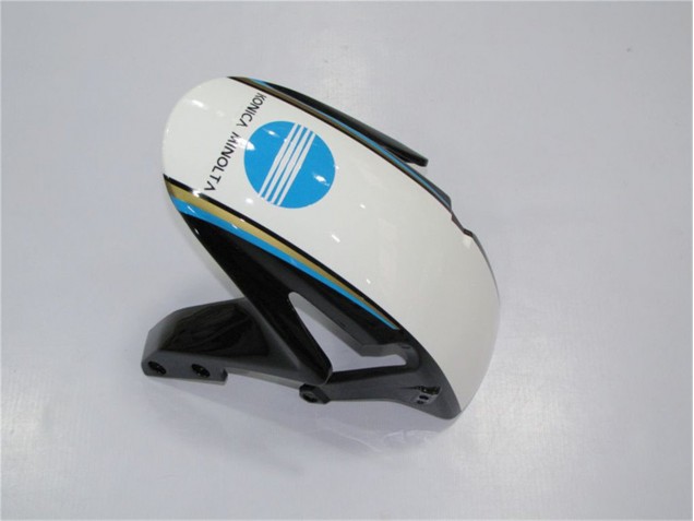 Branco Azul Preto Carenagem CBR 600RR 2009-2012 Branco Azul Preto Carenagem CBR 600RR 2009-2012