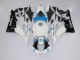 Branco Azul Preto Carenagem CBR 600RR 2009-2012 Branco Azul Preto Carenagem CBR 600RR 2009-2012