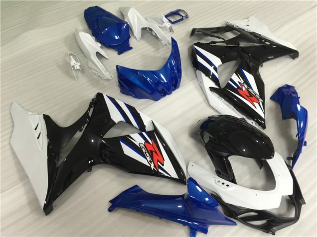Branco Azul Preto Carenagem GSXR 1000 K9 2009-2016