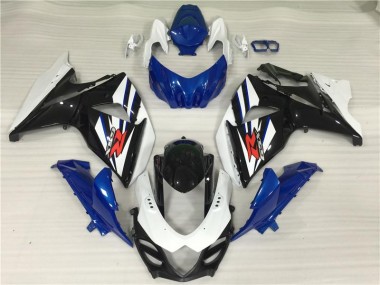 Branco Azul Preto Carenagem GSXR 1000 K9 2009-2016