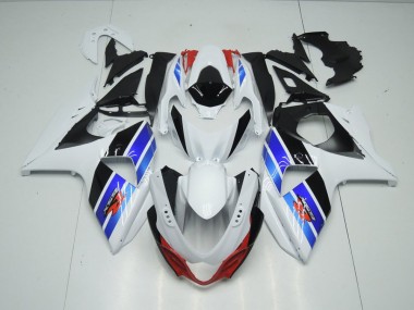Branco Azul Preto Carenagem GSXR 1000 K9 2009-2016