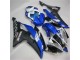 Branco Azul Preto Carenagem R6 2008-2016 Branco Azul Preto Carenagem R6 2008-2016