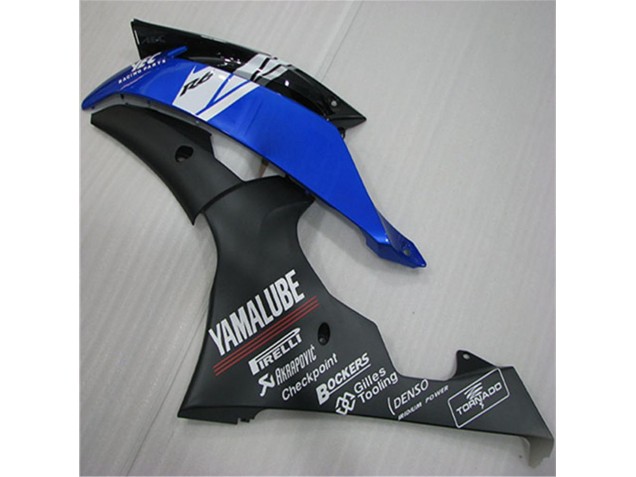 Branco Azul Preto Carenagem R6 2008-2016 Branco Azul Preto Carenagem R6 2008-2016