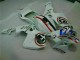 Branco Azul R 2 Carenagem CBR 600RR 2003-2004 Branco Azul R 2 Carenagem CBR 600RR 2003-2004