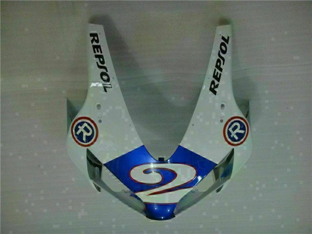 Branco Azul R 2 Carenagem CBR 600RR 2003-2004 Branco Azul R 2 Carenagem CBR 600RR 2003-2004