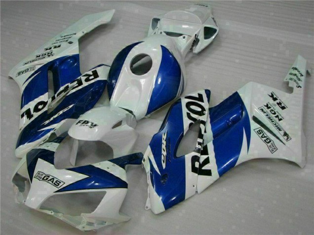 Branco Azul Repsol Carenagem CBR 1000RR 2004-2005 Branco Azul Repsol Carenagem CBR 1000RR 2004-2005