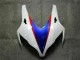Branco Azul Vermelho Abs Kits Completos Carenagem CBR 1000RR 2008-2011 Branco Azul Vermelho Abs Kits Completos Carenagem CBR 1000RR 2008-2011