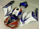 Branco Azul Vermelho Carenagem CBR 1000RR 2004-2005 Branco Azul Vermelho Carenagem CBR 1000RR 2004-2005